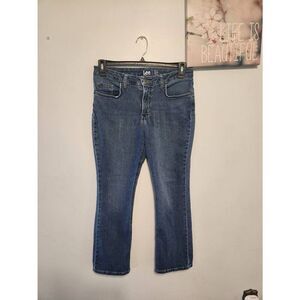 Lee Jeans Size 12P Petite Mid Rise Bootcut Stretch